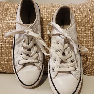 Leather converse